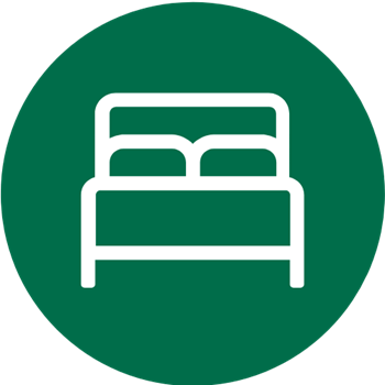Bed Circle Icon